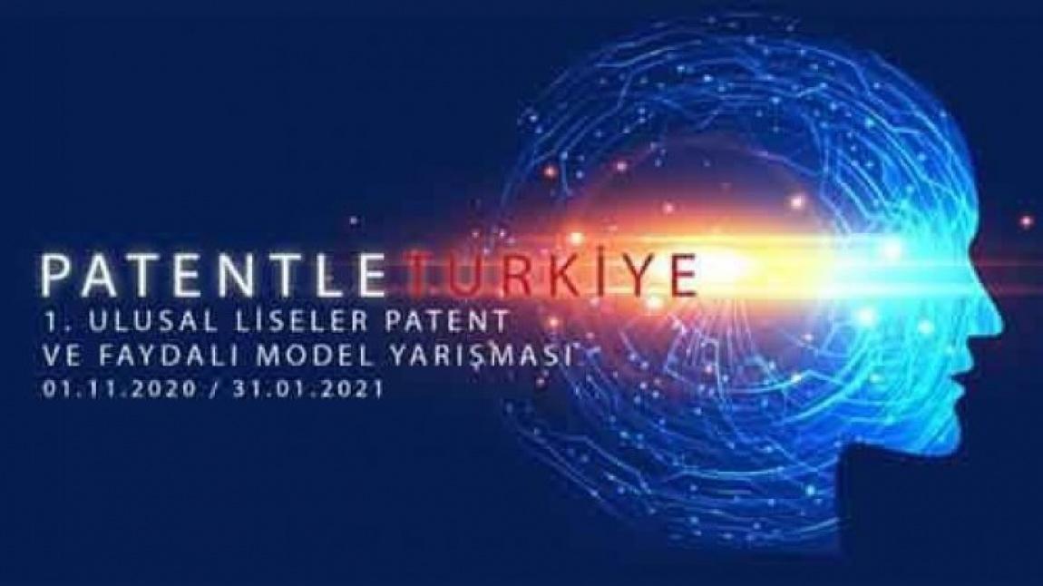 Okul Proje Okulu ve ARGE merkezi olarak 3 adet proje ile Türk Patent Kurumunun açtığı 1. Ulusal Liseler Patent ve Faydalı model yarışmasına katılmıştır.